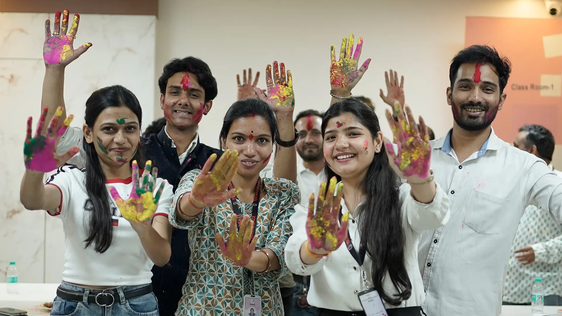 Students celebrating